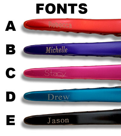 My Clip fonts engraving