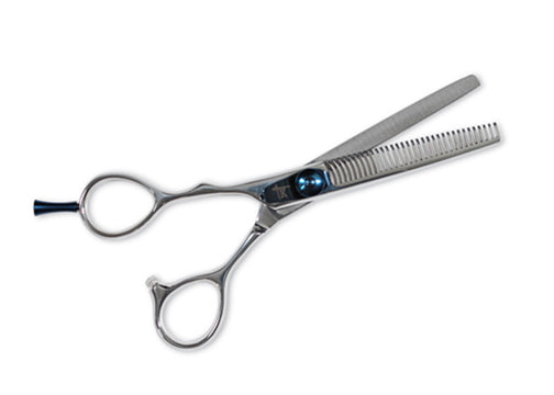 Thinner Lefty Shears - Blue hardware - 33 Tooth 5.5"