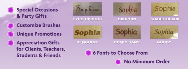 Old English Style 100% Boar Bristle Brush - Personalized