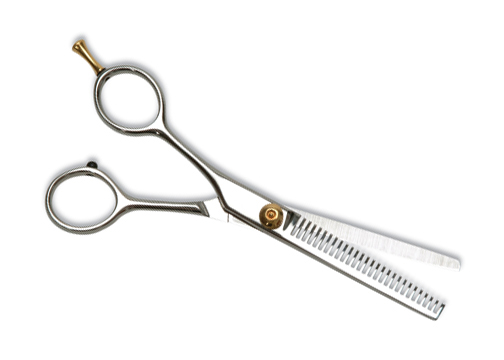 Silver 5.5" 27 Tooth Lefty Thinner Shears